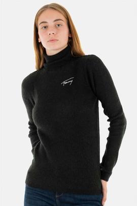 JERSEY ACANALADO CUELLO CISNE NEGRO