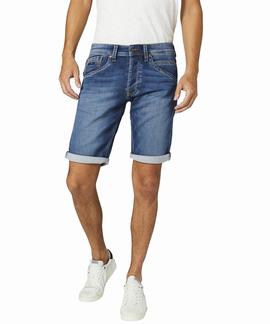 BERMUDA VAQUERA TRACK SHORT REGULAR FIT CF6 GYMDIGO DENIM