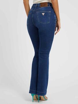 PANTALÓN VAQUERO ACAMPANADO POP 70S FLARE EN DENIM AZUL