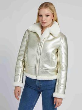 CHAQUETA ROSALIE METALIZADA DORADA