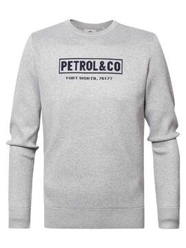 JERSEY PETROL PUNTO GRIS CON LOGO