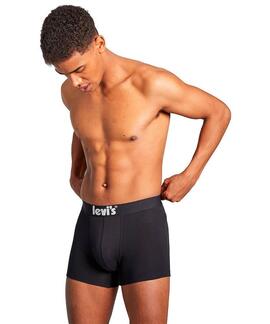 LEVI'S® MEN POSTER LOGO AOP BOXER BRIEF 2 PACK BLACK COMBO