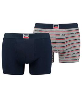 LEVI'S® MEN ORGANIC COTTON SPORTSWEAR AOP BOXER BRIEF 2 PACK