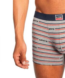 LEVI'S® MEN ORGANIC COTTON SPORTSWEAR AOP BOXER BRIEF 2 PACK