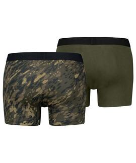 LEVI'S® MEN APACHE CAMOU AOP BOXER BRIEF 2 PACK KHAKI