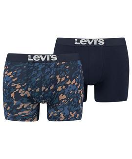 LEVI'S® MEN APACHE CAMOU AOP BOXER BRIEF 2 PACK NAVY