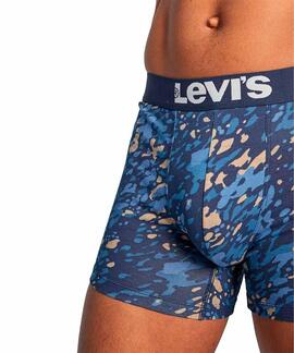 LEVI'S® MEN APACHE CAMOU AOP BOXER BRIEF 2 PACK NAVY