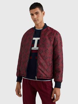 CAZADORA BOMBER UNIVERSITARIA REVERSIBLE TH MONOGRAM