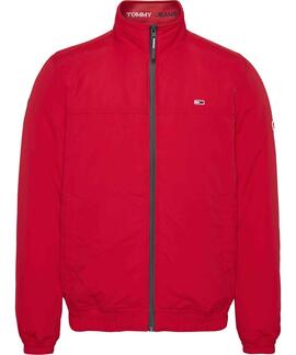 CAZADORA BOMBER ACOLCHADA TJM ESSENTIAL PADDED ROJA