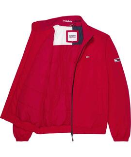 CAZADORA BOMBER ACOLCHADA TJM ESSENTIAL PADDED ROJA