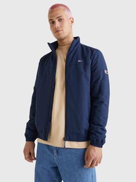 CAZADORA BOMBER ACOLCHADA TJM ESSENTIAL PADDED AZUL MARINO