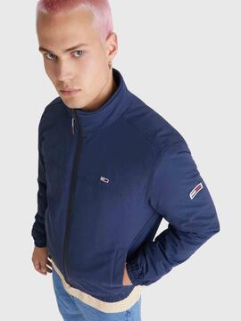 CAZADORA BOMBER ACOLCHADA TJM ESSENTIAL PADDED AZUL MARINO