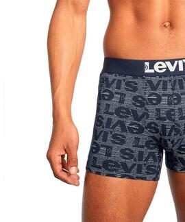 BOXER LEVI'S® MEN GIFTBOX WB LOGO AOP BLUE COMBO