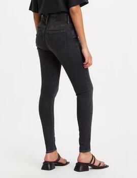 PANTALÓN VAQUERO 720 SUPER SKINNY DE TIRO ALTO BLACK MUSTANG