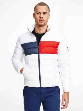 TJM ESSENTIAL FLAG DOWN JACKET WHITE