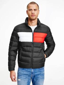 TJM ESSENTIAL FLAG DOWN JACKET BLACK