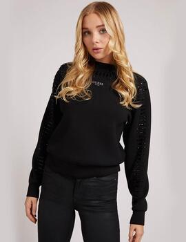 MALORIE SWEATSHIRT JET BLACK