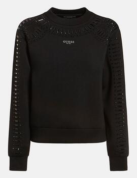 MALORIE SWEATSHIRT JET BLACK