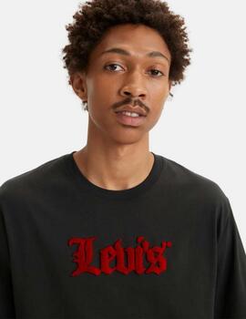 CAMISETA LEVI’S® RELAXED FIT NEGRA