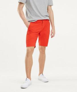 TJM ESSENTIAL CHINO SHORT FLAME SCARLET