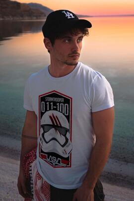 CAMISETA DE HOMBRE TROOPER BLANCA