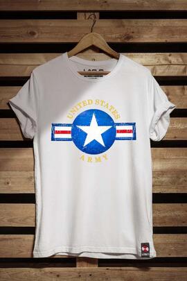 CAMISETA DE HOMBRE USA BLANCA