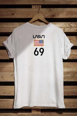 CAMISETA DE HOMBRE USA BLANCA