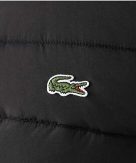 CHAQUETA ACOLCHADA LACOSTE REGULAR FIT NEGRO