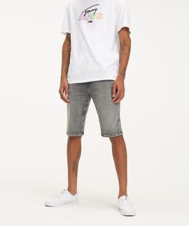 BERMUDA VAQUERA RONNIE SHORT REGULAR FIT EN DENIM GRIS