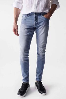 PANTALÓN VAQUERO S-RESIST SKINNY FIT DE KNIT DENIM