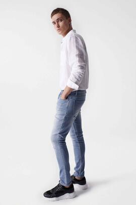 PANTALÓN VAQUERO S-RESIST SKINNY FIT DE KNIT DENIM