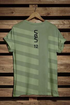 CAMISETA DE HOMBRE BLOOD VERDE CAQUI