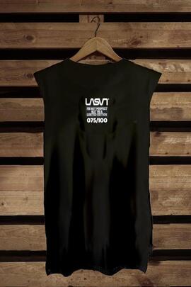 CAMISETA DE MUJER OVERSIZE PASSION NEGRA