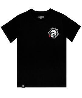 CAMISETA UNISEX SKULL AND ROSES NEGRA