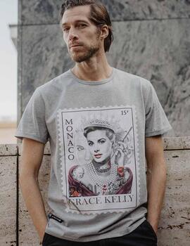 CAMISETA UNISEX GRACE KELLY GRIS VIGORÉ