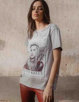 CAMISETA UNISEX GRACE KELLY GRIS VIGORÉ