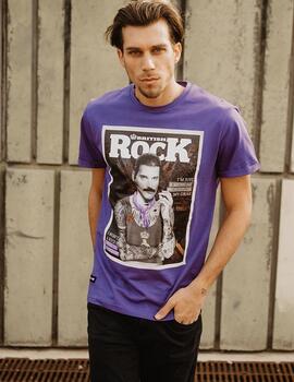 CAMISETA UNISEX FREDDIE MERCURY VIOLETA