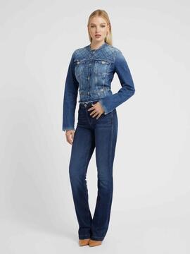 PANTALÓN VAQUERO SEXY BOOTCUT EN DENIM AZUL