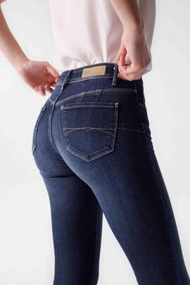 PANTALÓN VAQUERO DESTINY SKINNY FIT EN DENIM AZUL OSCURO