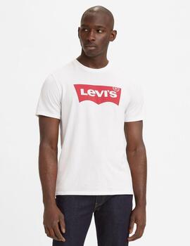 CAMISETA LEVI’S® GRAPHIC SETIN NECK HOUSEMARK BLANCA