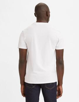 CAMISETA LEVI’S® GRAPHIC SETIN NECK HOUSEMARK BLANCA