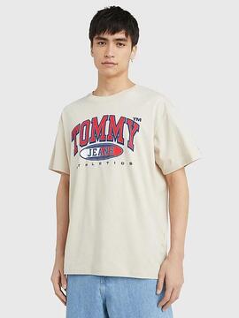 CAMISETA ESSENTAL GRAPHIC TEE RELAXED FIT BEIGE