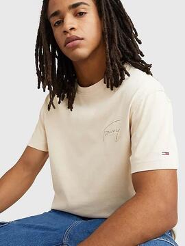 CAMISETA CLASSIC SIGNATURE TEE BEIGE