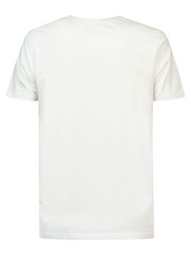 CAMISETA MANGA CORTA ESTAMPADA BLANCA