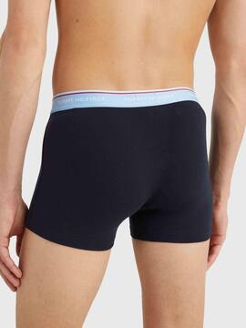 BOXER WD TRUNK 3 PACK AZUL MARINO