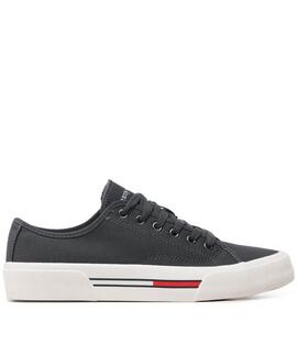 ZAPATILLAS DE LONA BAJA LACE UP CANVAS GRIS MARENGO