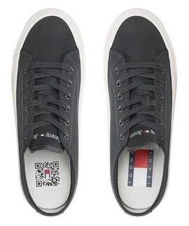 ZAPATILLAS DE LONA BAJA LACE UP CANVAS GRIS MARENGO