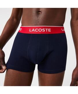 BOXERS 3 PACK TRUNK COTTON STRETCH AZUL MARINO