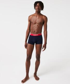 BOXERS 3 PACK TRUNK COTTON STRETCH AZUL MARINO