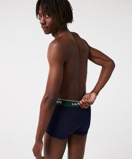 BOXERS 3 PACK TRUNK COTTON STRETCH AZUL MARINO